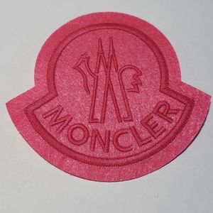 Moncler sew on patch for Parka Jacket hat coat
